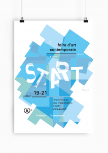 st-art strasbourg contemporary art fair poster