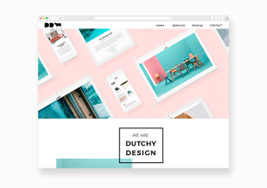 dutchy design website home