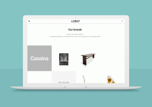 LoBof Lookbook of Furniture Meubles Designer web design page marques