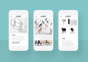 LoBof Lookbook of Furniture Designer furniture brands web design mobile